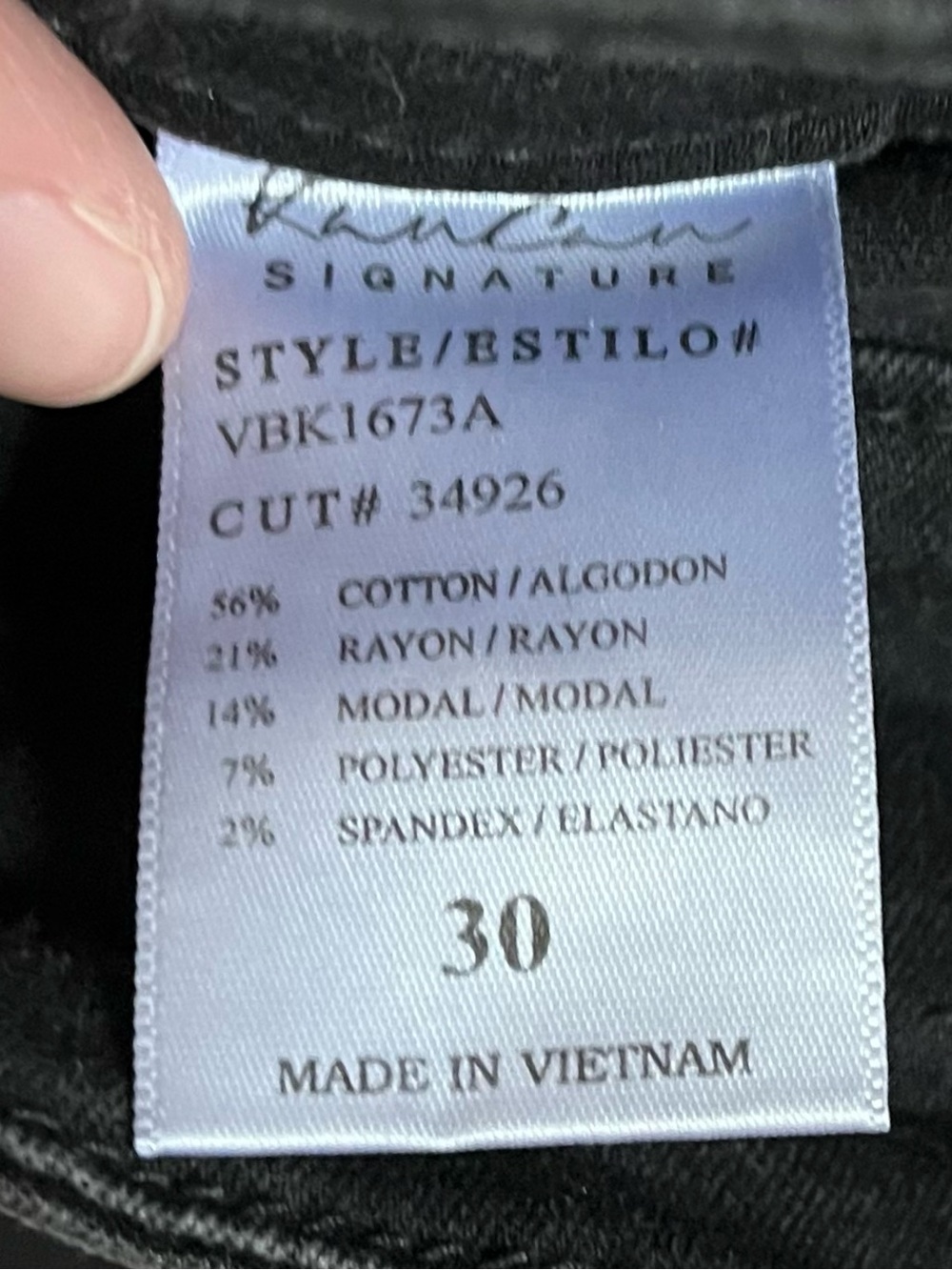 Kancan Kurvy ultra high rise ankle skinny jeans - Picture 5 of 5